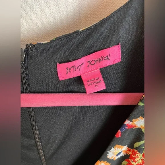 BETSY Johnson floral print cap sleeve dress - Picture 2 of 4